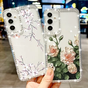 Für Samsung S25 S24 S23 S22 Ultra A56 A16 A15 A35 Diamond Bumper TPU Case Hülle - Bild 1 von 19