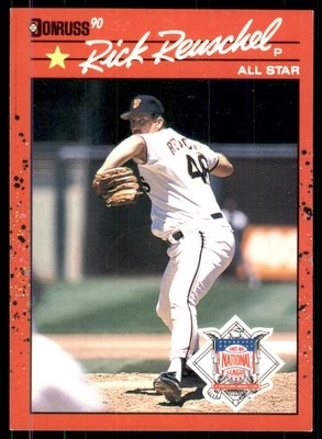 1990 Donruss Rick Reuschel San Francisco Giants #663 - Image 1 of 2