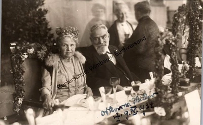 Original Foto Oskar von Miller (1855-1934) mit Unterschrift Miller, Oskar von : - Bild 1 von 2
