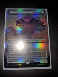 Emrakul, The Aeons Torn BORDERLESS FOIL NM MTG DOUBLE MASTERS 2022 2X2 - Picture 1 of 1