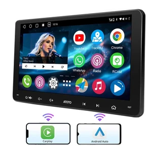 ATOTO A6 PF 9 Zoll Doppel 2DIN Autoradio mit CarPlay Android Auto Dual Bluetooth - Bild 1 von 13