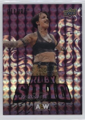 2024 Upper Deck Allure AEW Purple Diamond /10 Ruby Soho #71 - Image 1 of 2