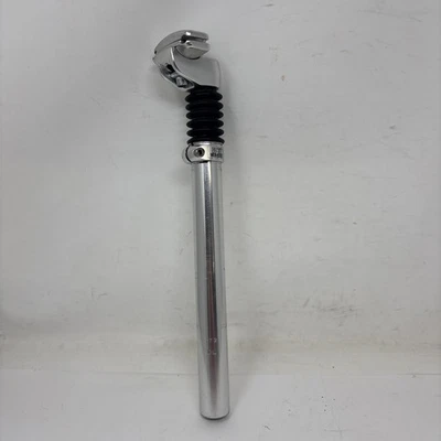 Tija de sillín poste moderna plateada 27,2 mm 350 mm suspensión bicicleta MTB Foto 1 de 4