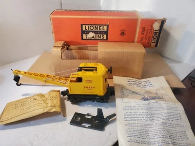 Vintage 1956 Lionel 3360 Postwar Operating Burro Crane Tested OB Instructions + - Image 1 of 4