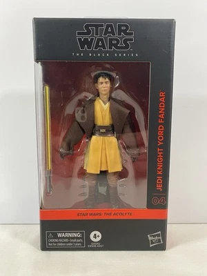 Hasbro Star Wars Black Series Acolyte 04 Jedi Knight Yord Fandar 6" Figure New - Image 1 of 3