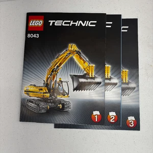 Lego Technic 8043 Motorized Excavator - Instructions Only Very Good - Picture 1 of 2