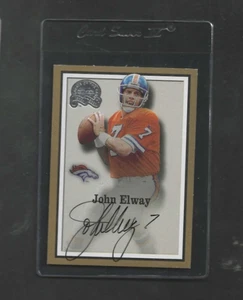 John Elway Signed Auto COA 2000 Fleer Greats of the Game Football Card - Picture 1 of 1