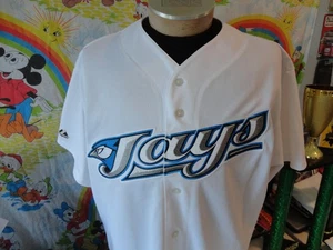 Camiseta deportiva blanca de béisbol vintage Toronto Blue Jays Majestic Alternate MLB adulto XL - Imagen 1 de 6