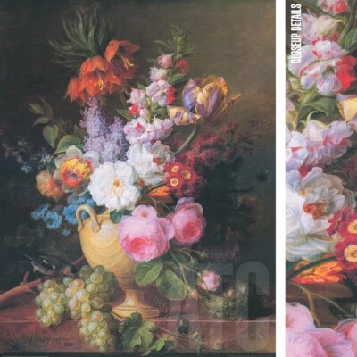 37W"x48H" JARRÓN FLORES CORNEILLE por VAN SPAENDONCK - JARRÓN FLORES FRUTAS LONA Foto 1 de 4