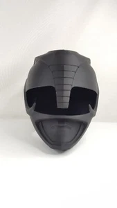 Black Ranger Helmet Mighty Morphin Power Rangers Raw Kit 3D Printed - Picture 1 of 6