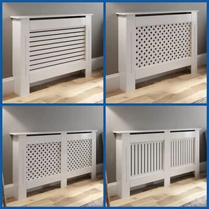 Radiator Cover Cabinet Modern MDF Wood Grey White Anthracite Small Medium Large - Picture 1 of 89