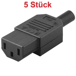 Universal Strom Netz Reparatur IEC C14 Kaltgeräte Buchse zum Löten Lötversion - Bild 1 von 2