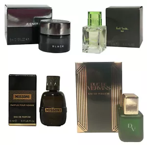 Miniature Mini Paul Smith Houbigant Aigner Missoni Men Aftershave Loose set of4 - Picture 1 of 5
