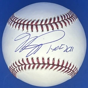 Mike Piazza Signed Autographed MLB Baseball w/ “HOF 2016” Fanatics & MLB COA - Picture 1 of 4