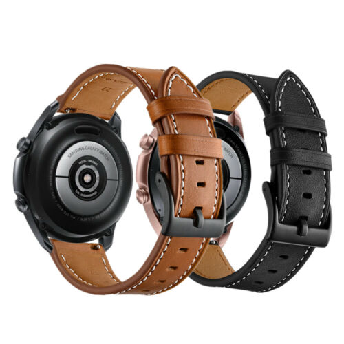 Für Samsung Galaxy Watch 3 Armband Quick Fit Klassisch Lederarmband Watch Band