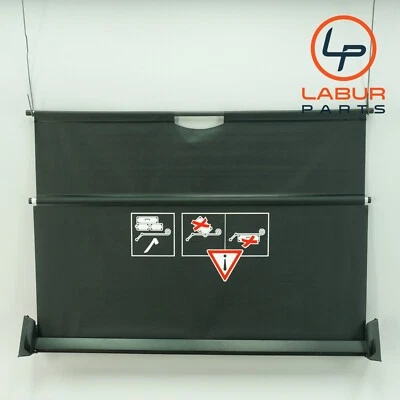 Capa traseira de carga R170 97-04 Mercedes SLK Class preta Z5861 - Imagem 1 de 4