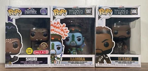 Funko Pop! Marvel Black Panther Wakanda Forever Shuri -Namora & M'Baku Lot of 3 - Picture 1 of 9