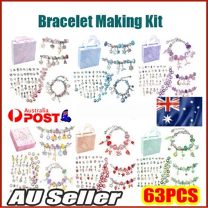 Bracelet Making Kit for Girls Gift DIY Charm Bracelets Kit Jewelry Crafts Set TK - Picture 1 of 19