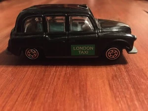 Coche de juguete London Taxi escala 3,5 pulgadas réplica coleccionable negro ligeramente usado - Imagen 1 de 6