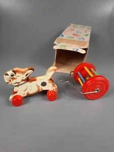 Hund mit Glocke GECEVO OVP unbespielt DDR 50er 60er Jahre Vintage MINT - Bild 1 von 6