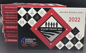 2022 S Silver American Women  Quarter Proof Set AWQ - Picture 1 of 4