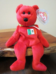 Ty Beanie Babies 1999 "Osito" Red Bear Retired plush - Picture 1 of 8