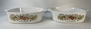 Corning Ware La Marjolaine 2 Qt casserole dishes A-2-B no lids set of 2 - Picture 1 of 13