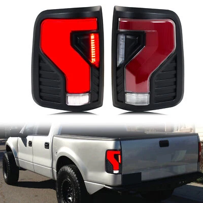 LED Tail Lights For Ford F-150 F150 2004-2008 Smoked Rear Lamps - Image 1 of 4