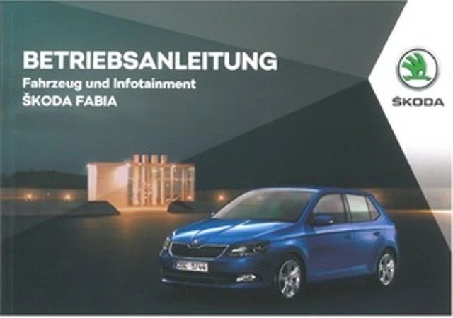 Original Skoda Fabia III 3 Betriebsanleitung Bordbuch Radio Navi Infotainment
