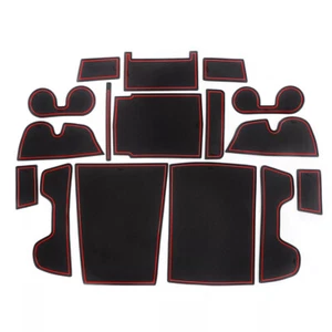 Gate Slot Mats Non-slip Cup Pad Fit for Toyota bZ4X/Subaru Solterra 2023-2025 - Foto 1 di 18