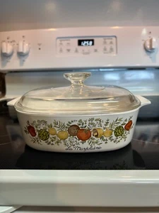 RARO CORNINGWARE Spice of Life La MARJOLAINE 2Qt A-2-B con tapa y sello de holograma - Imagen 1 de 8
