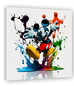 Mickey's dance Disney art Pop cuadro moderno excelente mural arte actual TALLA 51 - Imagen 1 de 3