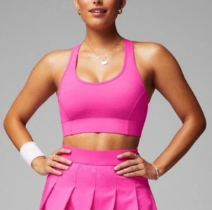 Sujetador deportivo Fabletics On The Go nuevo con etiquetas / Pink Tropic / TALLA XS - Imagen 1 de 4