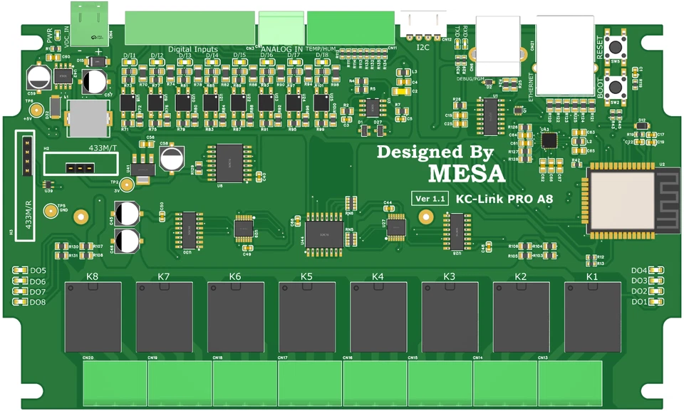 KC-Link 868-A8 IoT Smart Dev Board for Arduino with GSM, Ethernet and MQTT - Image 1 of 4