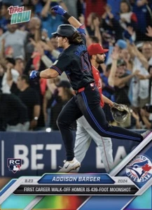 2024 Topps NOW Rainbow RC 439-Foot Moonshot 8.23.24 ADDISON BARGER Digital - Picture 1 of 1