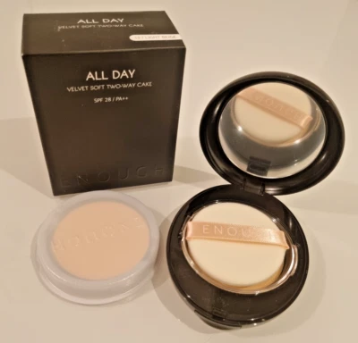 ENOUGH  All Day Velvet Soft Two-Way Cake SPF 28 PA++ #13,21,23 (Inc. Refill) 12g - Image 1 of 4
