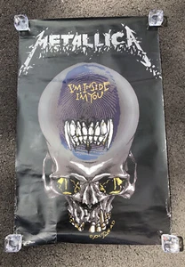 Original METALLICA I'M INSIDE I'M YOU 1993 HEAVY METAL PUSHEAD POSTER Authentic! - Bild 1 von 9