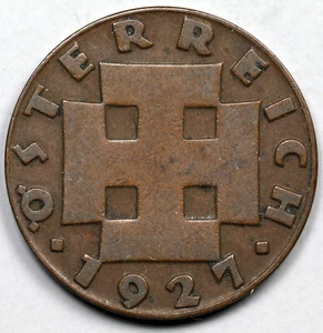 1927 Austria 2 Groschen - Picture 1 of 2