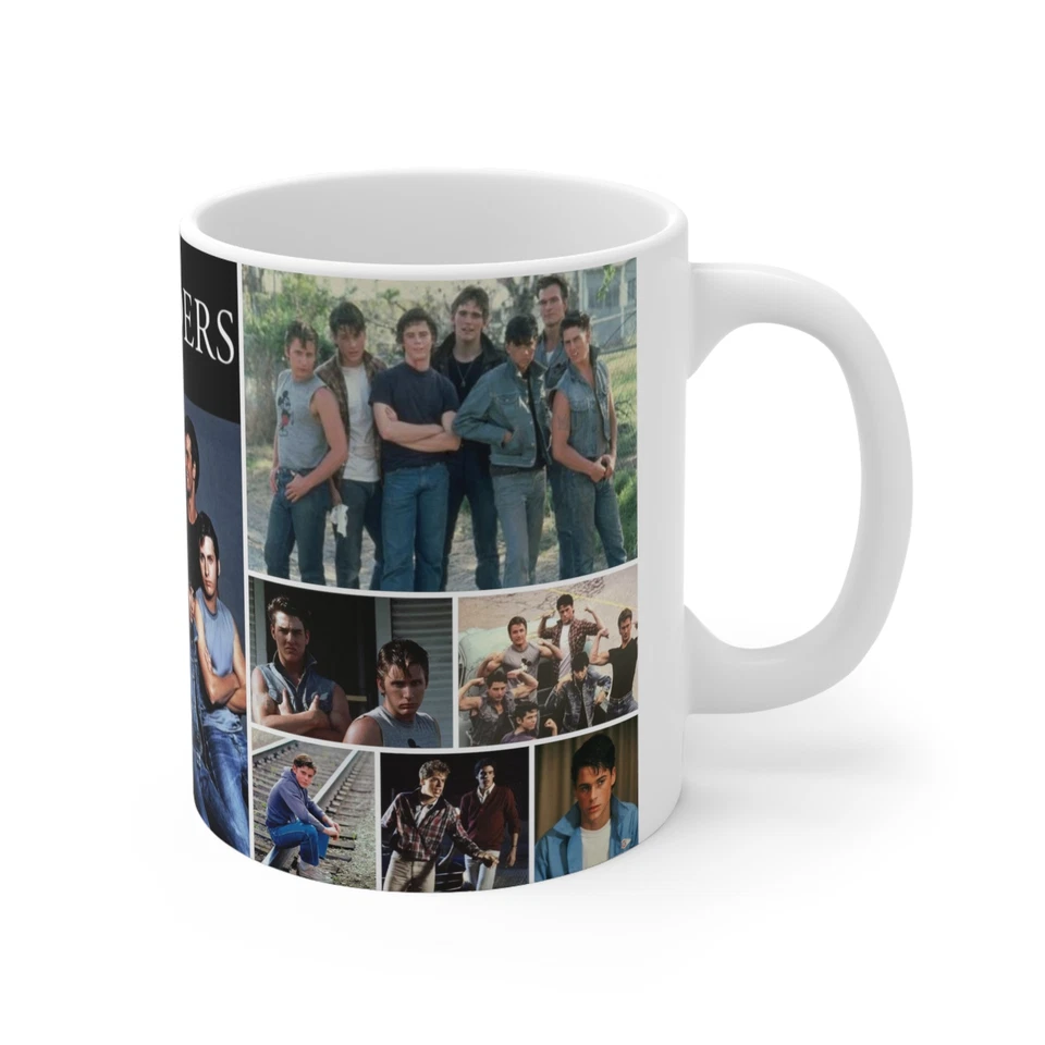BLAINESGOODS The Outsiders Ceramic Mug 11oz, Emilio Estevez, Matt Dillon, Tom Cruise
