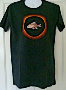 T Shirt Fish : The Moveable Feast Tour 2013 Black : Gold Fish Logo - Picture 1 of 2