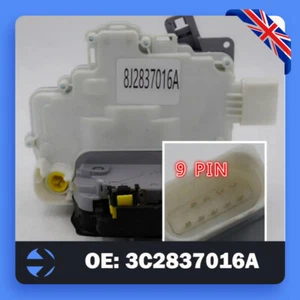 FOR VW PASSAT B6 B7 DRIVERS SIDE FRONT RIGHT DOOR LOCK ACTUATOR RHD 2005-2014 UK - Picture 1 of 12