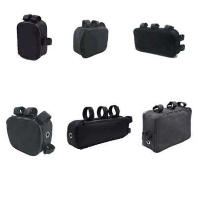 Bicycle Bike Tube Frame Pack Bag Case Battery li-ion Tool Box Storage MTB Ebike - Image 1 of 4