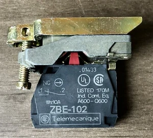 (6x) Telemecanique ZBE-102 Contact Blocks - Picture 1 of 2