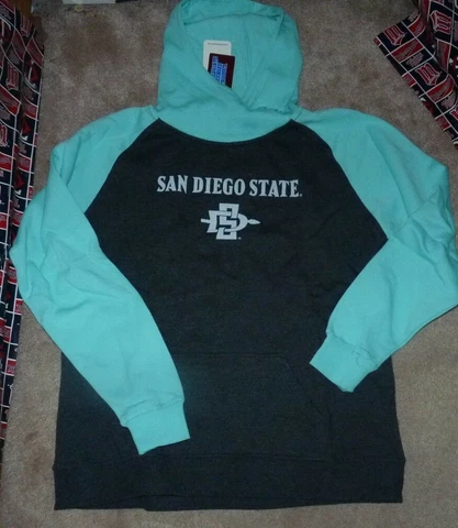 NEW NCAA San Diego St State Aztecs Ladies Women Ladies Hooded Sweatshirt 2XL NWT Cover