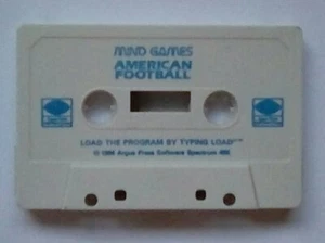 *CASSETTE ONLY* American Football - Mind Games - Sinclair ZX Spectrum 48k 128k - Picture 1 of 1