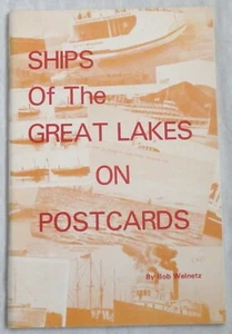 Ships of the Great Lakes on Postcards by Bob Welnetz Signed - Imagen 1 de 2