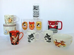 VASOS DE VIDRIO DISNEY MICKEY MINNIE TINK TIGGER TAZÓN DE VIDRIO LISTA DE OPCIONES - Imagen 1 de 41