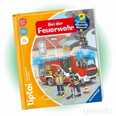 RAVENSBURGER tiptoi® Buch - Wieso? Weshalb? Warum? - Bei der Feuerwehr - NEU