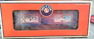 Lionel 6-36253 2003 weihnachtsblau Güterwagen - Schneemänner feiern Feiertage Neu im Karton - Bild 1 von 8