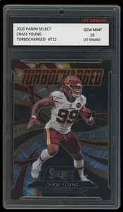 Panini Select Chase Young 2020 turboalimentado primer grado 10 tarjetas de novato de radiocontrol - Imagen 1 de 1